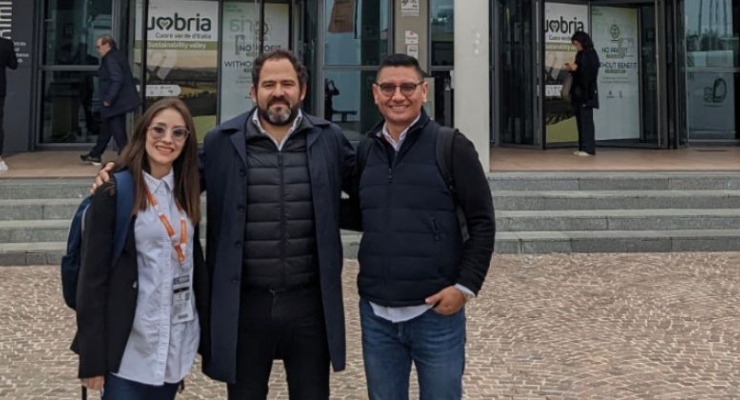 La Embajada de Colombia en Roma acompañó a la empresa Colombia Gaia Vitare a la feria Ecomondo 2022