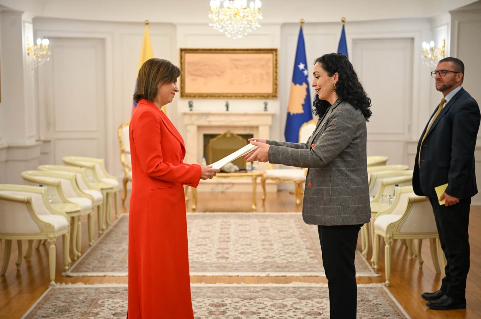 Embajadora de Colombia en Italia, Ligia Margarita Quessep, presentó cartas credenciales como Embajadora no residente en Kosovo