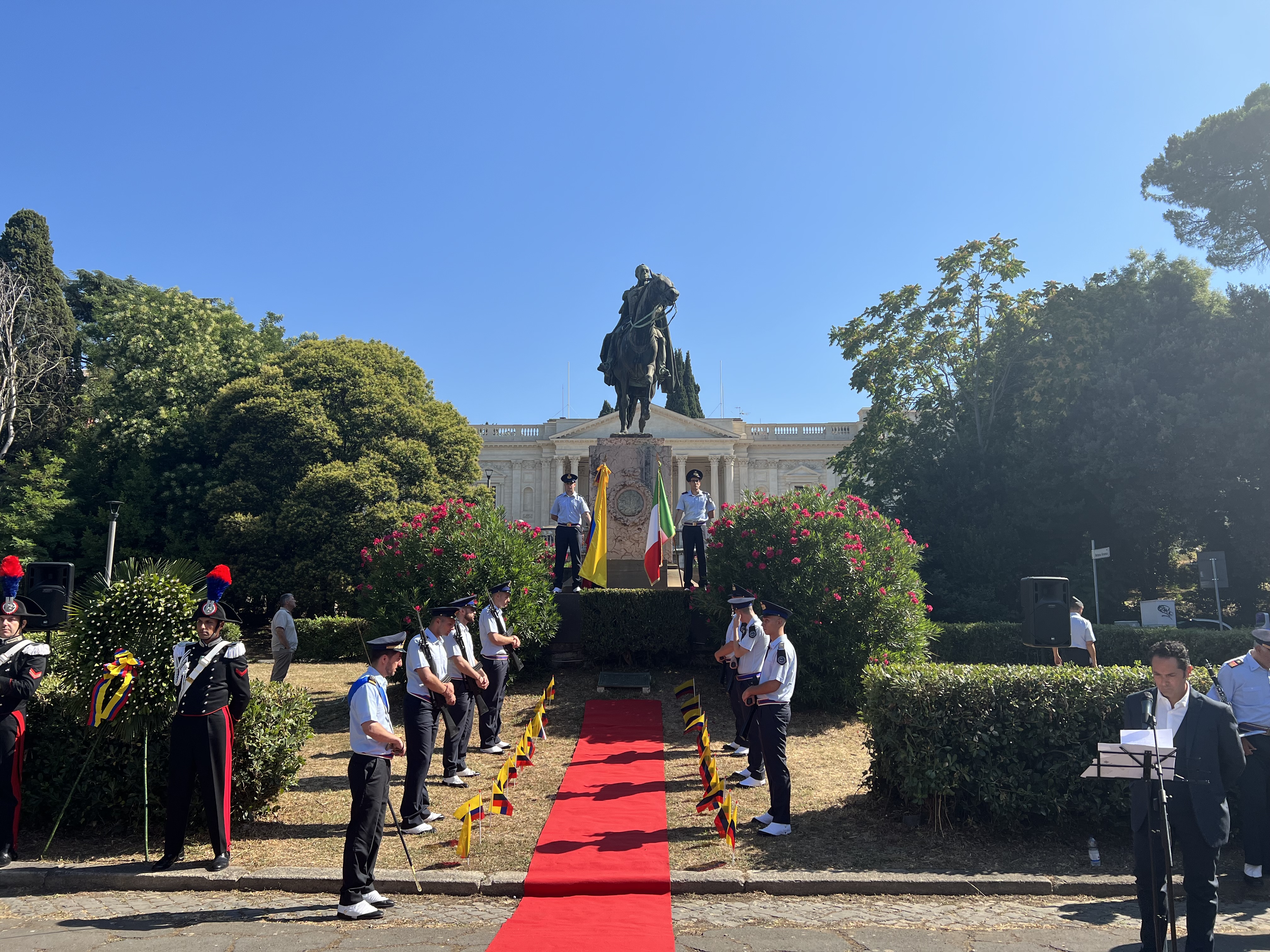 Colombia conmemoró en Roma los 212 años de la independencia 