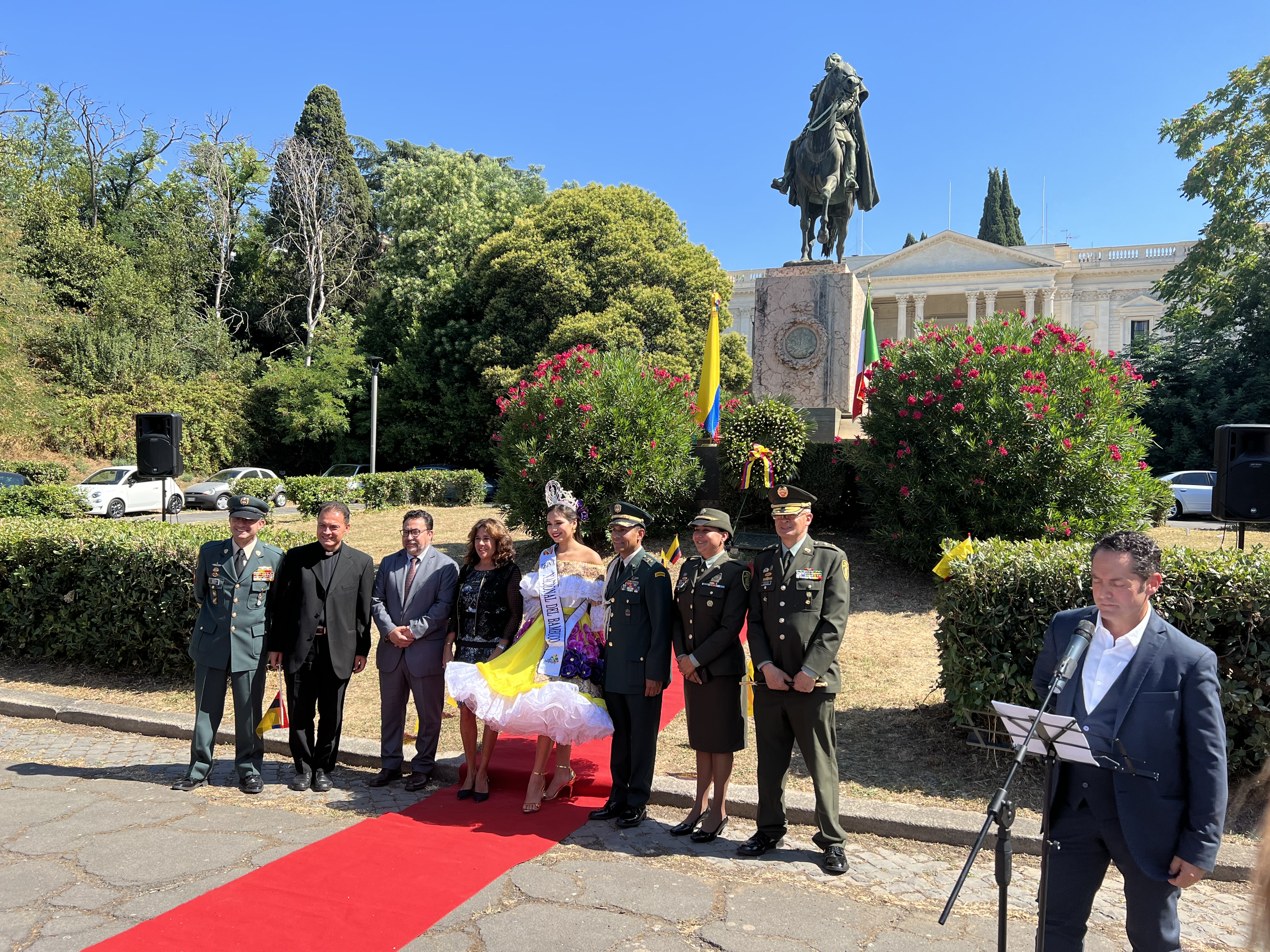 Colombia conmemoró en Roma los 212 años de la independencia 