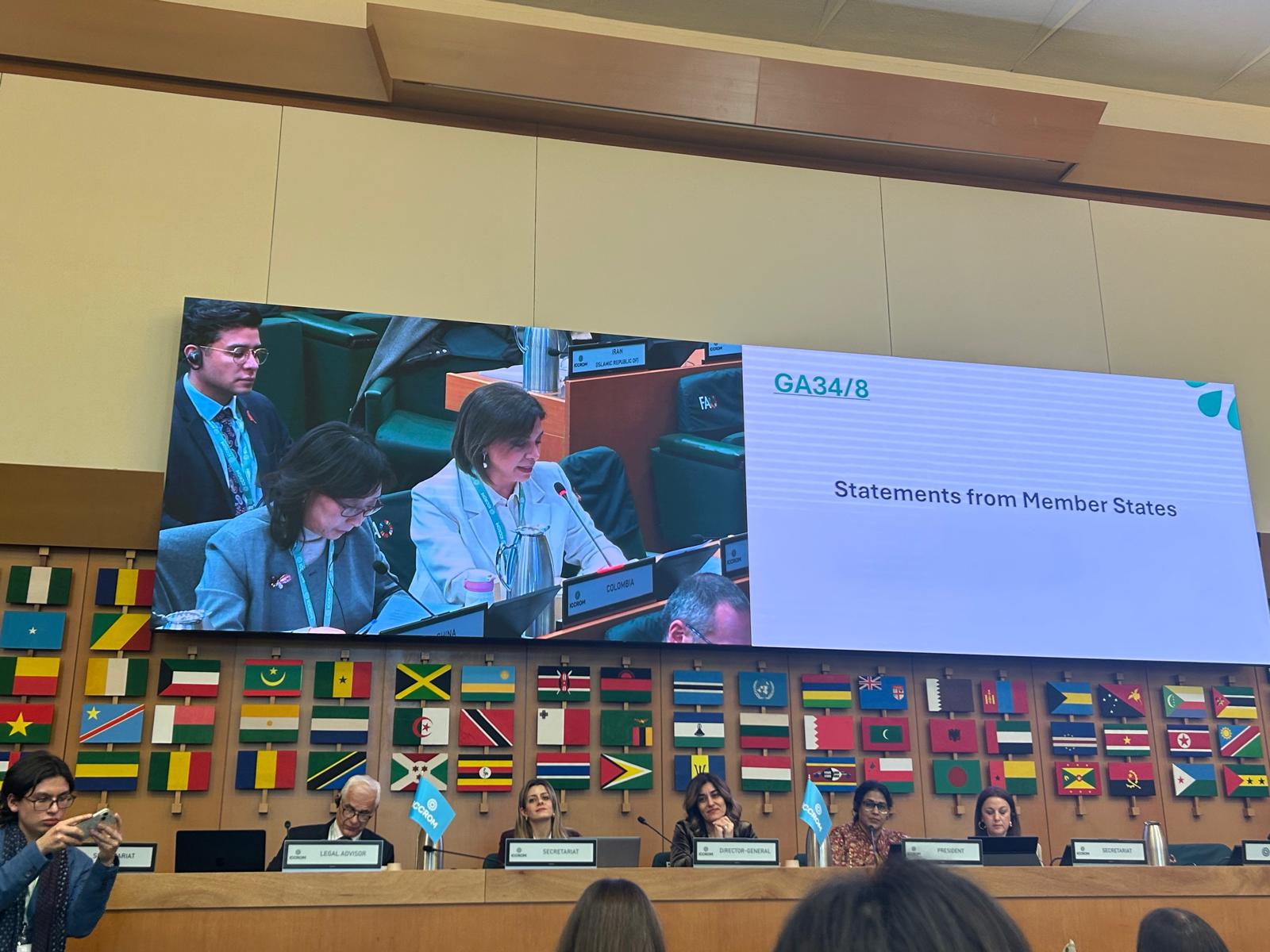 Colombia participa en la Asamblea General del Centro Internacional para la Restauración y Conservación de los Bienes Culturales - ICCROM