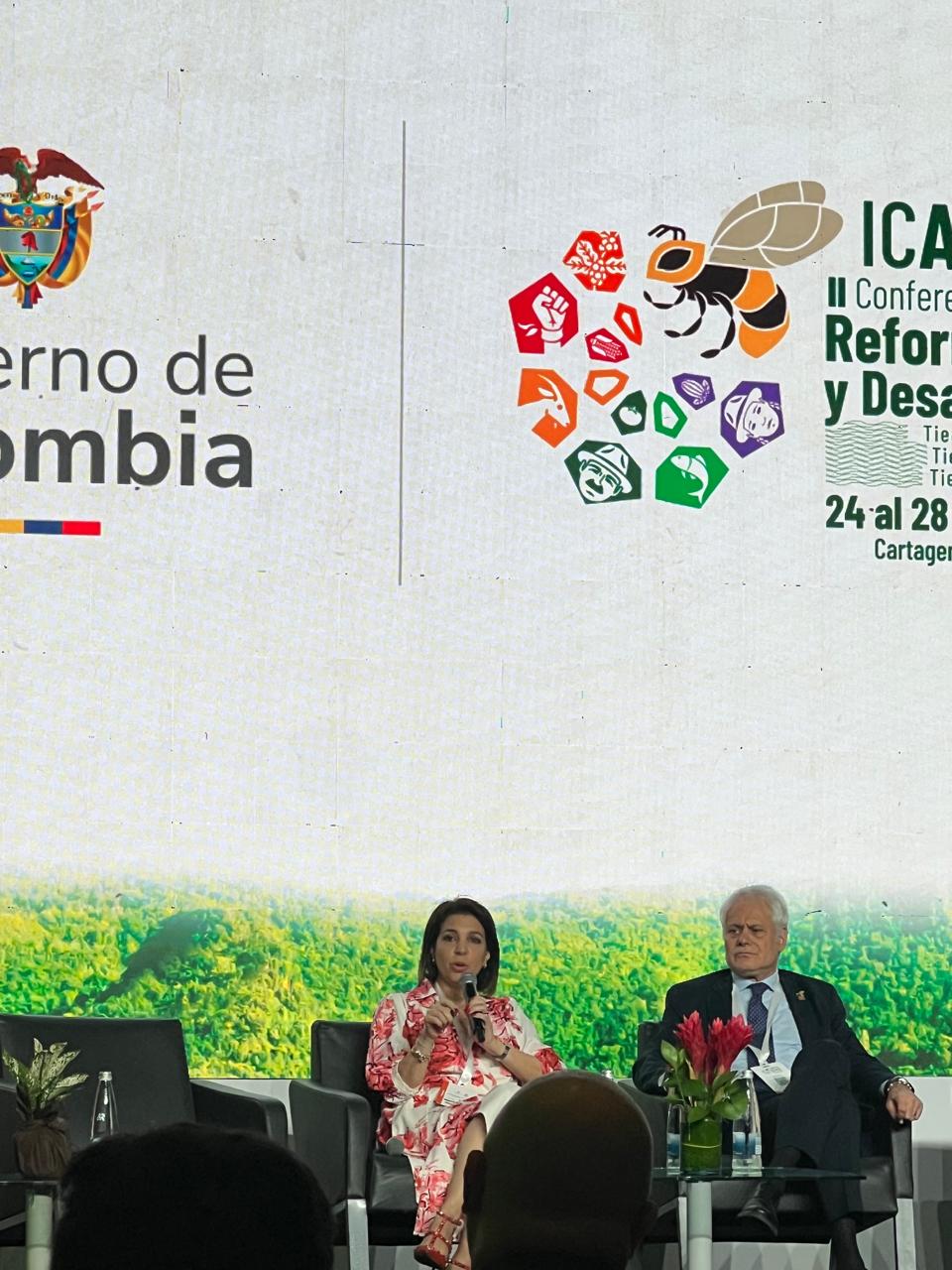 Embajadora de Colombia en Italia consolida alianzas de cooperación con Europa y la IILA en la Cumbre ICARRD+20