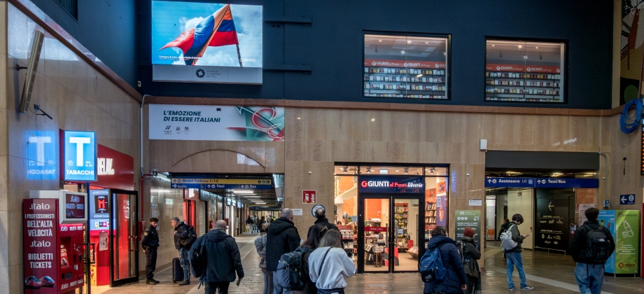 Colombia, el destino que brilla en las estaciones de tren de Italia de la mano de ProColombia y Alpitour