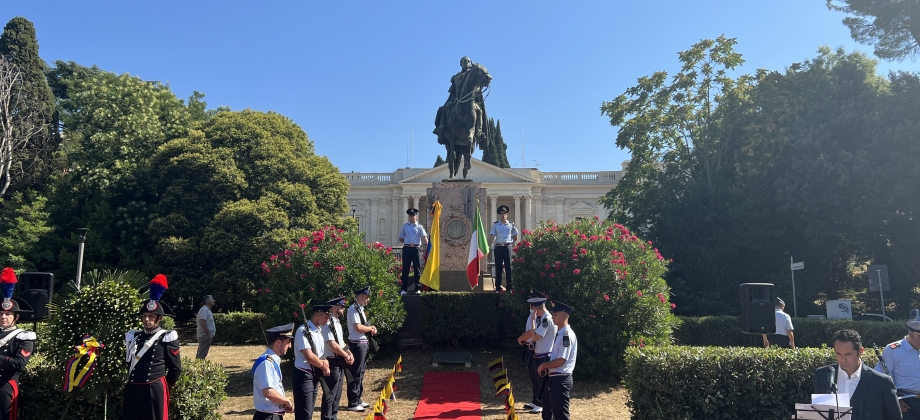 Colombia conmemoró en Roma los 212 años de la independencia 