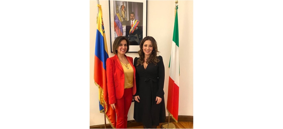 Colombia y Venezuela continúan fortaleciendo sus relaciones bilaterales desde Italia