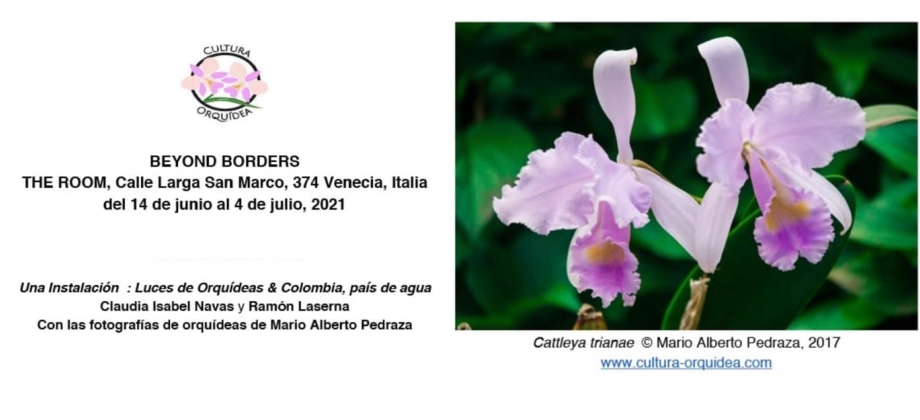 Colombia se destaca en Venecia como un país de orquídeas y agua