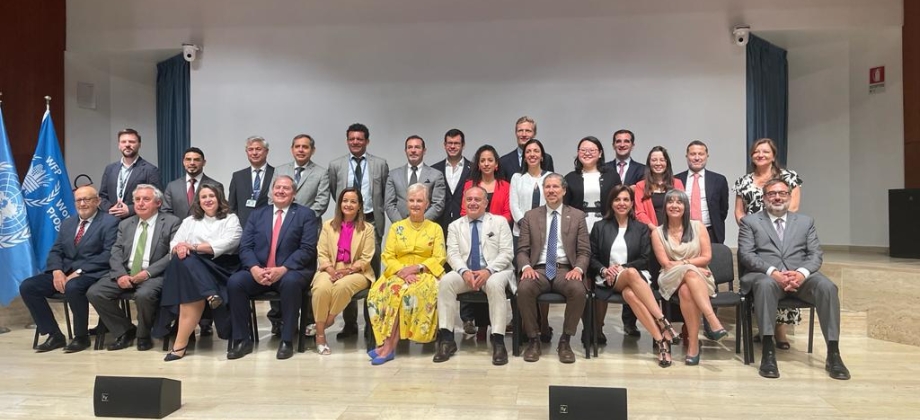 Participación de Colombia en el encuentro del Grupo Regional de América Latina y el Caribe (GRULAC) con la Directora Ejecutiva del Programa Mundial de Alimentos (PMA), Cindy McCain