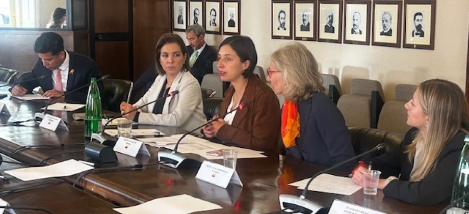 Agenda bilateral de la Ministra de Agricultura y Desarrollo Rural, Martha Viviana Carvajalino Villegas en la ciudad de Roma, Italia