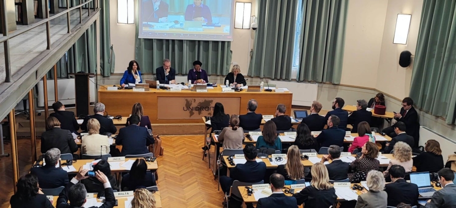 Colombia participó en la Asamblea General del Instituto Internacional para la Unificación del Derecho Privado - UNIDROIT