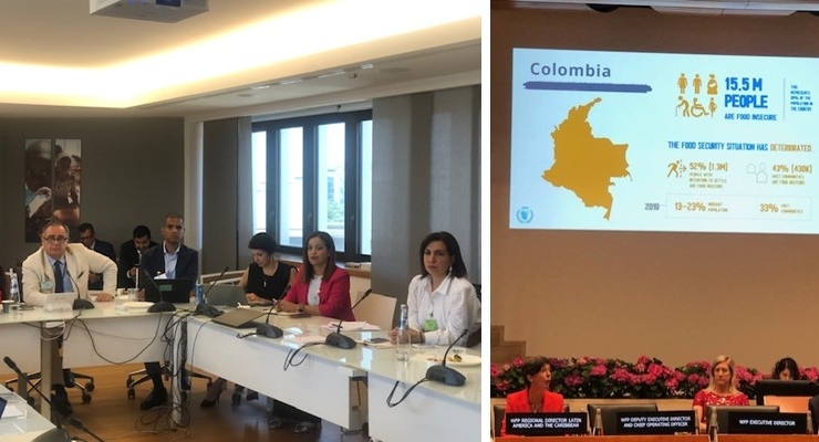 Colombia participa en el periodo de sesiones anual de la Junta Ejecutiva del Programa Mundial de Alimentos 