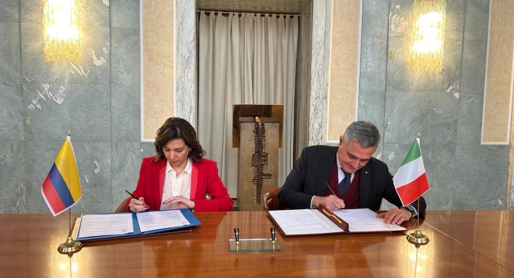Suscripción de Memorando de Entendimiento entre el Ministerio de Relaciones Exteriores de la República de Colombia y el Ministerio de Asuntos Exteriores y de Cooperación Internacional de la República Italiana