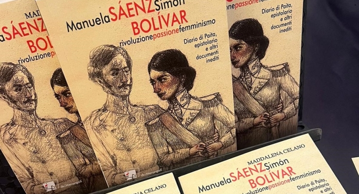 Presentación del Libro en italiano “Manuela Sáenz, Simón Bolívar, Revolución, Pasión, feminismo”